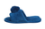 Pupeez Girl's Lovely Velvet Pom-pom Open Toe Kids House Slides Slipper - 049108884606