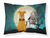 Carolines Treasures, Inc Halloween Scary With Dog Fabric Standard Pillowcase, Spooky, Moisture Wicking Material