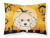 Carolines Treasures, Inc Halloween With Dog Fabric Standard Pillowcase, White with Artwork, Moisture Wicking Fabric