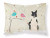 Carolines Treasures, Inc Christmas Presents between Friends Dog Fabric Standard Pillowcase, White, Moisture Wicking Seasonal Glow