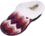 Roxoni Women's Cozy Memory Foam Slippers, Fuzzy Warm Faux Fur Lined, Indoor Outdoor Rubber Sole - 049108124364