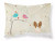 Caroline's Treasures Christmas Presents between Friends Dog Fabric Standard Pillowcase, White, Moisture Wicking