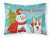 Snowman with Dog Fabric Standard Pillowcase - 638508136411
