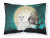 Carolines Treasures, Inc Halloween Scary With Dog Fabric Standard Pillowcase, Haunted, Moisture Wicking Material