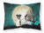 Carolines Treasures, Inc Halloween Scary With Dog Fabric Standard Pillowcase, White, Standard, Mystery Night