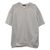 REVERSE FRENCH TERRY TEE- GREY - 635661372755