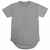 QUILTED SCALLOP TEE- GREY - 635661369489