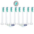 Philips Sonicare Electric Toothbrush Replacement Heads in Pack of 8 - 740016274933