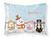 Carolines Treasures, Inc Merry Christmas Carolers Dog Fabric Standard Pillowcase, Moisture Wicking, Holiday Magic