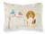 Carolines Treasures, Inc Christmas Presents between Friends Dog Fabric Standard Pillowcase, White, Moisture Wicking Festive Glow