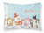 Merry Christmas Carolers Dog Fabric Standard Pillowcase - 638508421074