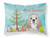 Carolines Treasures, Inc Christmas Tree and Dog Fabric Standard Pillowcase, White, Moisture Wicking Cool-touch