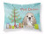 Carolines Treasures, Inc Christmas Tree and Dog Fabric Standard Pillowcase, White, Moisture Wicking Cool-touch