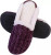 Roxoni Memory Foam Slippers for Women - Fuzzy Cozy Indoor/Outdoor Slides - Fluffy Slip On Shoes Womens House Slippers with Plush Heels and Anti-Skid Rubber Sole - 049108917628