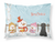 Carolines Treasures, Inc Merry Christmas Carolers Dog Fabric Standard Pillowcase, White, Moisture Wicking Santa?s Favorite