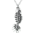 Skeletal Swimmer Necklace - 734130258764