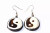 Spiritual Symbols Tribal Bone & Horn Earrings - 005372648117