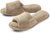 Roxoni Ultra Soft Spa Slippers for Women Cozy, Fuzzy Terry Bathroom, House and Shower Shoes - 049108991070