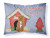 Caroline?s Treasures, Inc. Dog House Collection Moisture-Wicking White Pillowcase