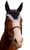 Equine Couture Fly Bonnet with Silver Lurex & Contrast Color - 849913044196