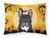 Carolines Treasures, Inc Halloween With Dog Fabric Standard Pillowcase, Standard, White