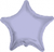 Lavender Star Mylar Balloon - 850037358953