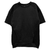 REVERSE FRENCH TERRY TEE- BLACK - 635661372670