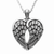 Wanderlust - Winged Heart with Mother Pearl Necklace - 734130257989