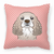 Checkerboard Print With Dog Fabric Decorative Pillow - 615872898671