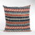 Plutus Brands Plutus Red, Blue Harmony Border Designer Luxury Premium Home Accent Throw Pillow