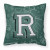 Carolines Treasures, Inc Monogram Letter Back to School Fabric Decorative Pillow, 14x14 Inches, 100% Polyester
