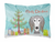 Carolines Treasures Polyester Christmas Dog and Tree Pillow, 12x16 Inches, Soft Holiday Home Accent