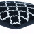 Parkland Collection Transitional Geometric Black 20" x 20" Pillow - 025773021540