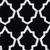 Parkland Collection Transitional Geometric Black 20" x 20" Pillow - 025773021540