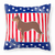 USA Design with Dog Fabric Decorative Pillow - 638508509123