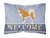 Welcome Dog Art Canvas Fabric Decorative Pillow Style 2 - 638508981424