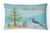 Carolines Treasures Bird Art Merry Christmas Canvas Fabric Decorative Pillow, Canvas, 12x16 Inches, Canvas Indoor Pillow