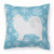 Winter Snowflake With Dog Fabric Decorative Pillow - 638508515421