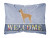 Welcome Dog Art Canvas Fabric Decorative Pillow - 638508702494