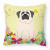 Easter Eggs With Dog Fabric Decorative Pillow - 638508768896