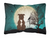 Caroline?s Treasures, Inc. Halloween Dog Art Canvas Decorative Pillow, 12x16