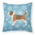 Winter Snowflake With Dog Fabric Decorative Pillow - 638508514936