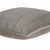 Parkland Collection Kavi Gray Solid Quilted Throw Pillow - 025773005441