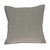 Parkland Collection Kavi Gray Solid Quilted Throw Pillow - 025773005441