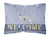 Welcome Dog Art Canvas Fabric Decorative Pillow - 638508701794