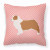 Dog Profile Checkerboard Design Fabric Decorative Pillow - 638508511164