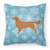 Winter Snowflake With Dog Fabric Decorative Pillow - 638508514875