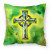 Irish Floral Art Canvas Fabric Decorative Pillow - 638508729262