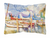 Boat Painting Fabric Decorative Pillow - 615872951079