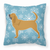 Winter Snowflake With Dog Fabric Decorative Pillow - 638508514677